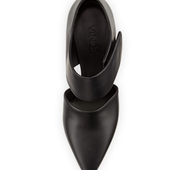 ❌SOLD❌Vince Capri Black Leather Point-Toe Heel (10) - Picture 9 of 9